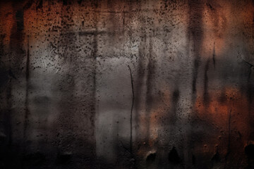 Steel metal grunge texture rusty fancy background, dark gray black wallpaper, fantasy backdrop