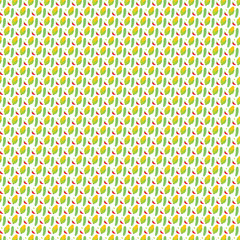 Cucumber & chili Seamless Pattern Design