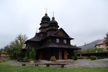 Church of Holy Prophet Ilya in Yaremche, western Ukraine, Carpathians