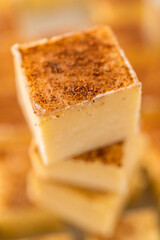 Christmas Eggnog fudge