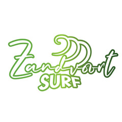 Zandvoort Surf logo silhouette