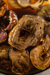 Creamy wild mushroom soup