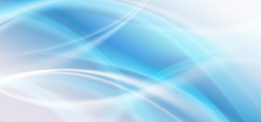 Abstract white and blue wave trendy background. You can use for ad, poster, template, business presentation.