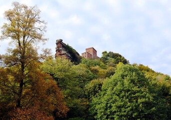 Burg im Pf&auml;lzerwald