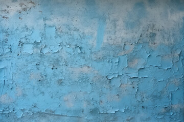 Fototapeta premium Blue cement concrete texture, grunge rough paint fancy background, retro vintage backdrop studio design