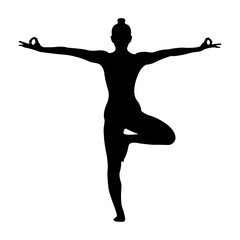  Yoga Silhouette Illustration