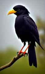 Fototapeta premium red billed hornbill