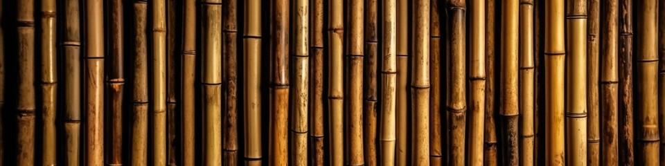 Beautiful Bamboo Texture Background. Generative AI