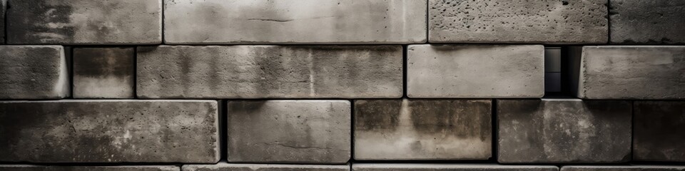 Beautiful Concrete Blocks Texture Background. Generative AI