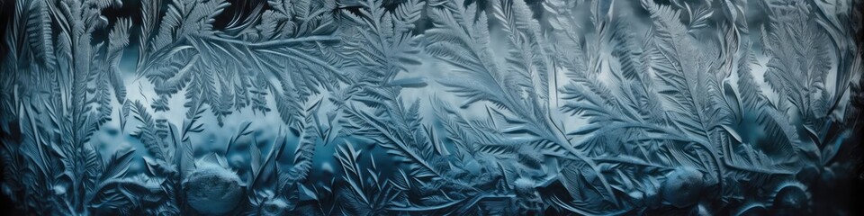 Frozen Beautiful Glass Texture Background. Generative AI