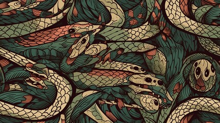 Snake slithers Pattern