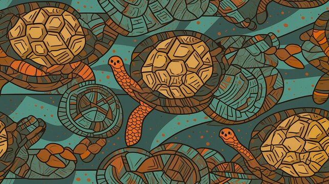 Turtle shells Pattern