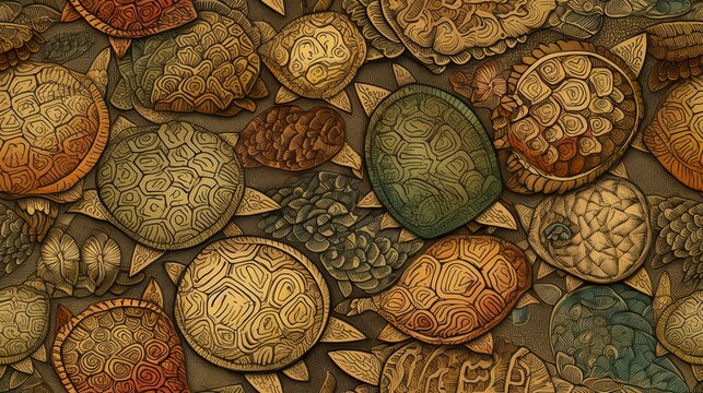 Turtle shells Pattern