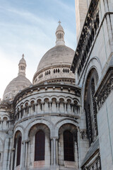Fototapeta na wymiar Basilica of Sacré Coeur rear view