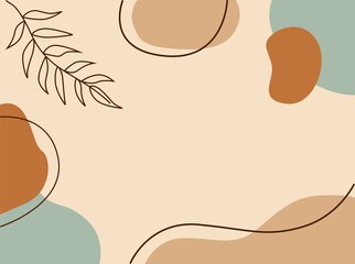 illustration of an background with floral 