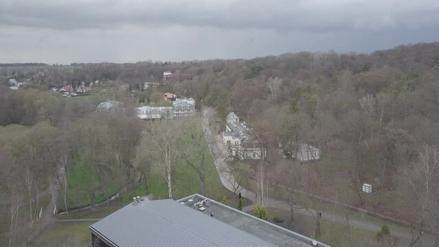 Park in Naleczow spa town