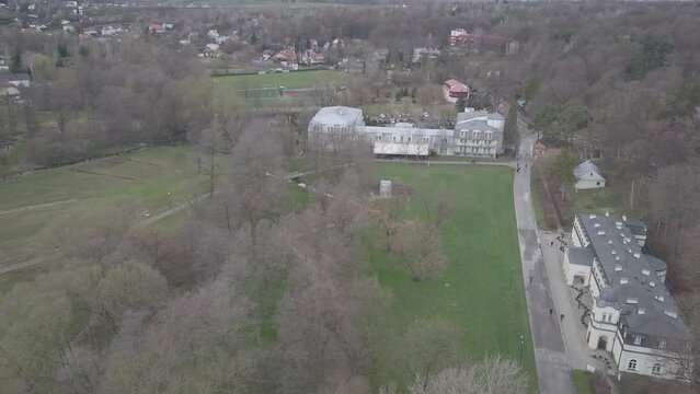 Park in Naleczow Poland