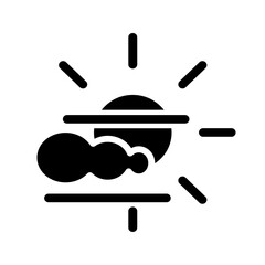Fog day icon PNG