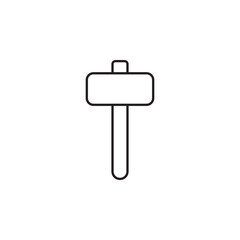 hammer vector for Icon Website, UI Essential, Symbol, Presentation