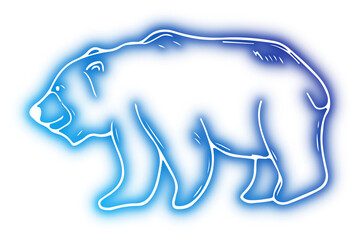 Collection of animal neon