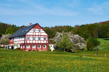Plakat Neu-Schirgiswalde in der Oberlausitz 