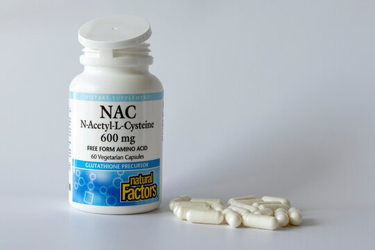 IRPEN, UKRAINE, MARCH 23 20222, Natural Factors NAC N-Acetyl-L-Cysteine, Illustrative Editorial