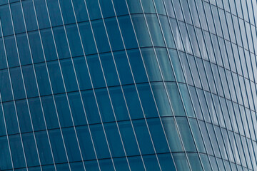 Close-up of City Life Generali building in Milan