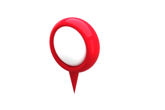 Close-up of navigation marker