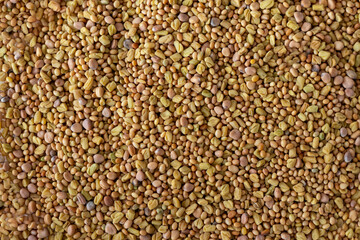 Yellow seeds for germinating microgreens or sprouts