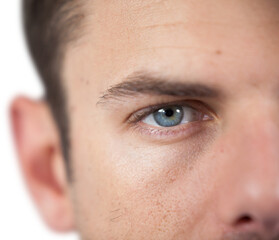 Fototapeta premium Close-up portrait of man