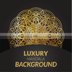 Modern Luxury Mandala Design Template