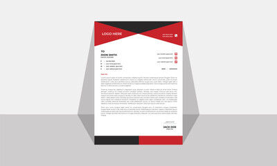 Free vector business letter head  template