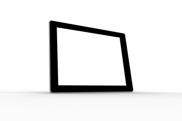Digitally generated image of computer tablet