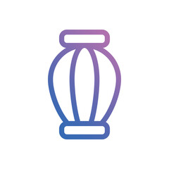 Air Lamp icon vector stock.