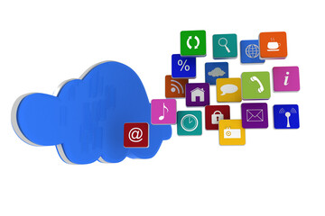 Cloud with apps