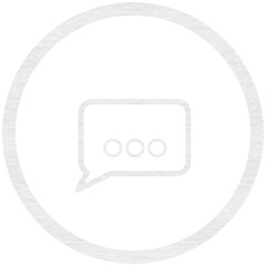 Fototapeta premium Composite image of speech bubble in circle shape