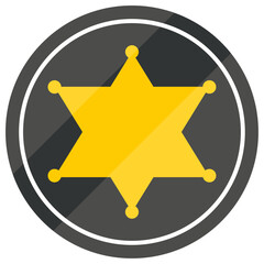 Police badge star
