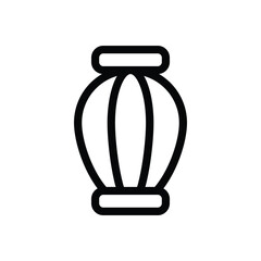 Air Lamp icon vector stock.
