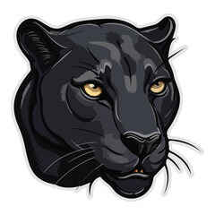 Pantera Flat Icon Isolated On White Background © Maxim