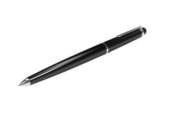 Ballpoint pen against white background