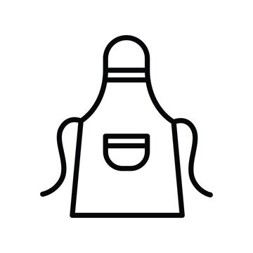 recommend clip art: Apron icon vector on trendy design