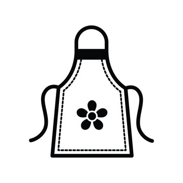 recommend clip art: Apron icon vector on trendy design