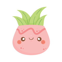pink kawaii plant pot