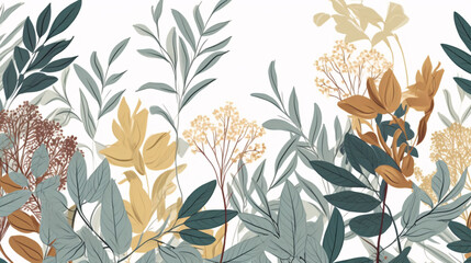 Flower Sanctuary: Bountiful Spring Flowers in a Botanical Refuge generative ai