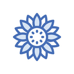 Flower icon vector stock.