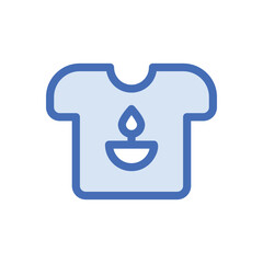 T Shirt icon vector stock.