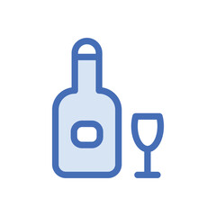 Wine icon vector stock.