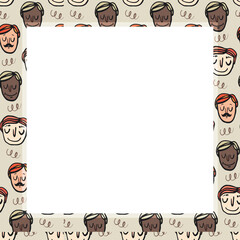 Composite image of blank picture frame 