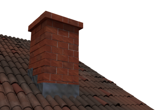 Digital composite of smoke stack