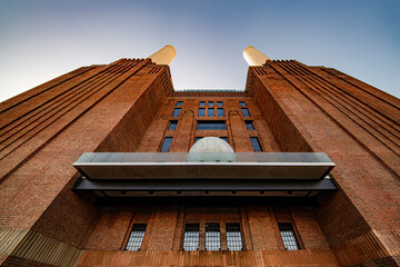 Battersea Power Station in bright sunlight